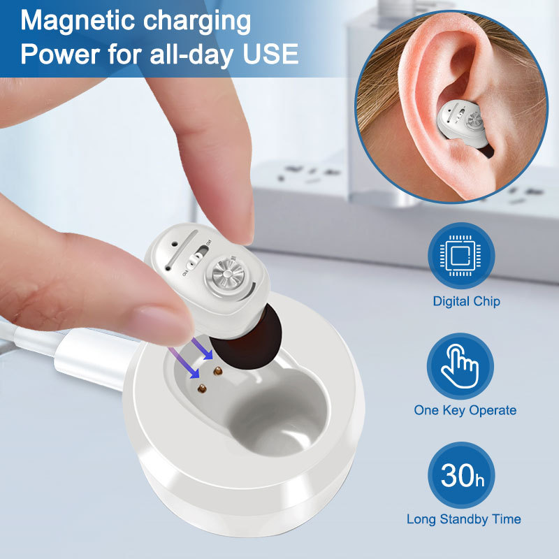 New Rechargeable Hearing Aids Mini Digital Hearing Aid Sound