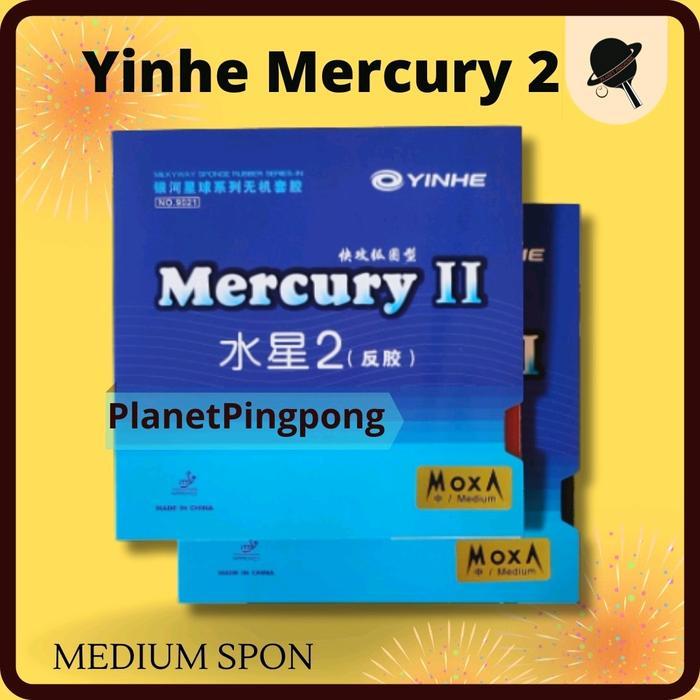 YINHE MERCURY 2 MEDIUM MILKY WAY KARET BET PINGPONG TENIS MEJA
