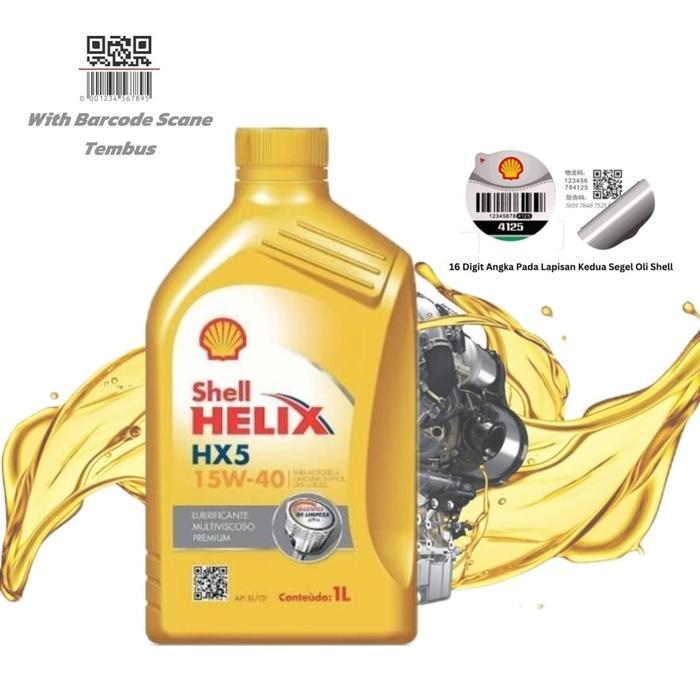 Oli Mesin Mobil Shell HX5 HX-5 15W-50 15W50 1 Liter