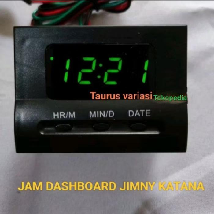 Jam Digital Dashboard Mobil Suzuki Jimny Katana Model Original Sj 410