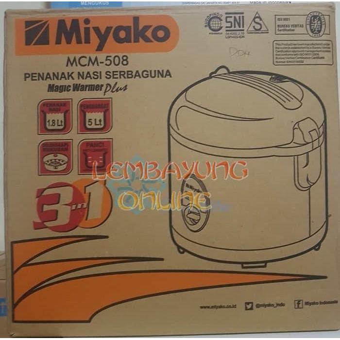 Miyako Mcm-508 Magic Com 1.8 Liter
