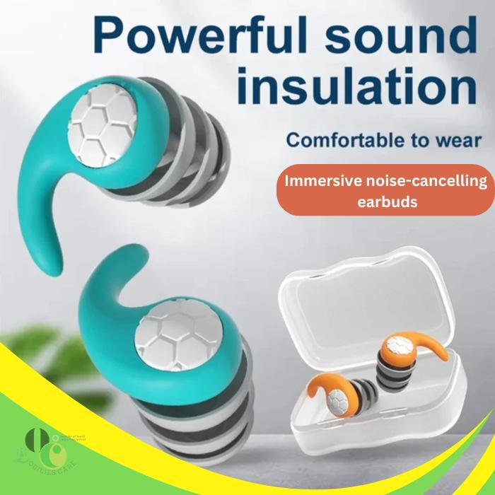 BERKUALITAS Penutup Telinga Mengurangi Bising Tidur Perjalanan Serta Berenang untuk Dewasa & Anak