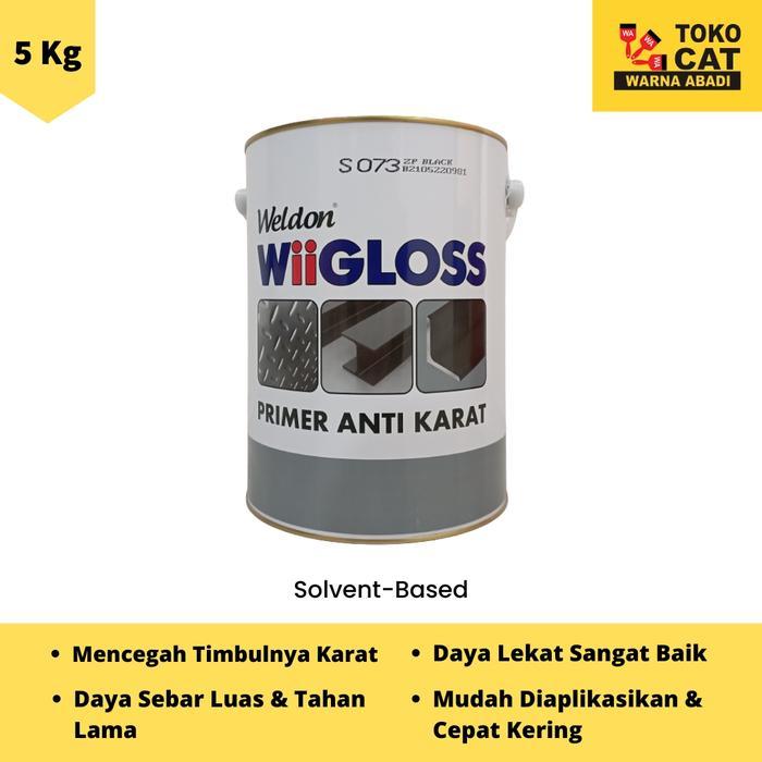 CAT KAYU BESI WELDON WIIGLOSS ANTI KARAT 5KG