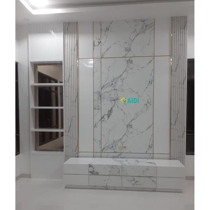 Ah 3061Hg White Carrera Glossy Hpl Pattern Aidi Hpl Marmer Aidi 3061