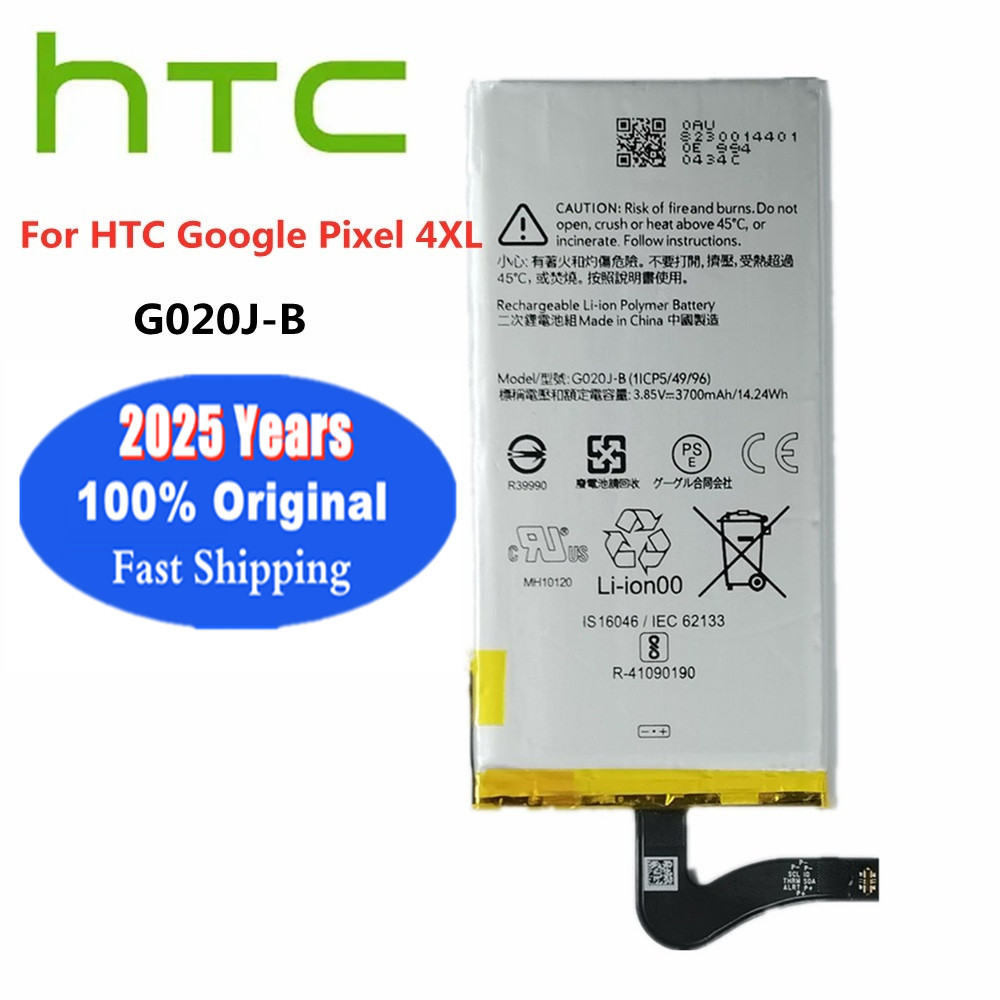 2025 Years 3700Mah G020J-B Original Phone Battery For Htc Google Pixel 4 Xl 4Xl Pixel4 Xl Battery