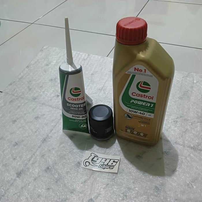 Castrol Paket Oli Vespa 2V LX / S Liberty 125 - 150 CC Original