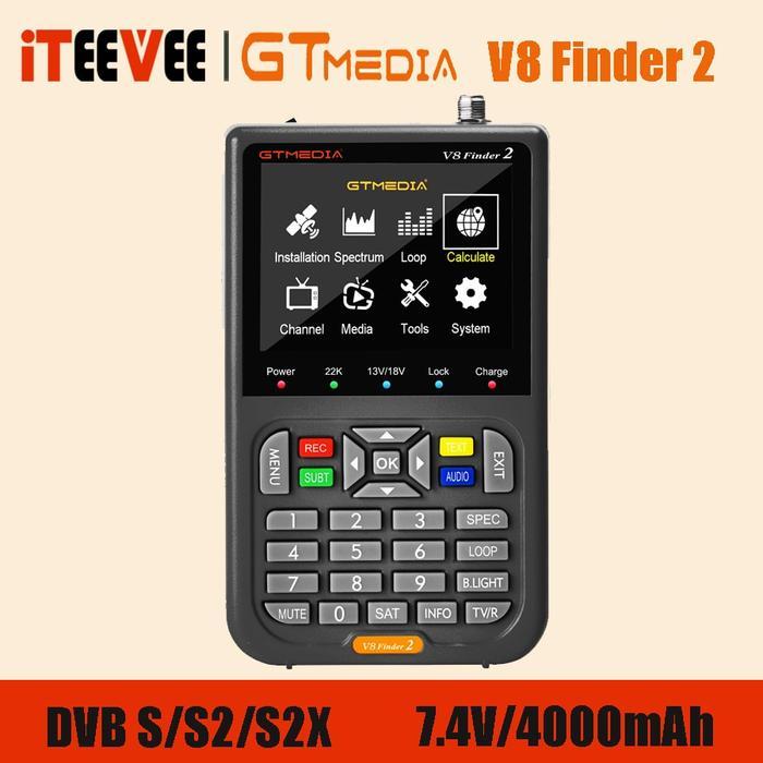 Gtmedia V8 Finder 2/Pro Satellite Signal Finder Dvb S/S2/S2X Hd 1080P