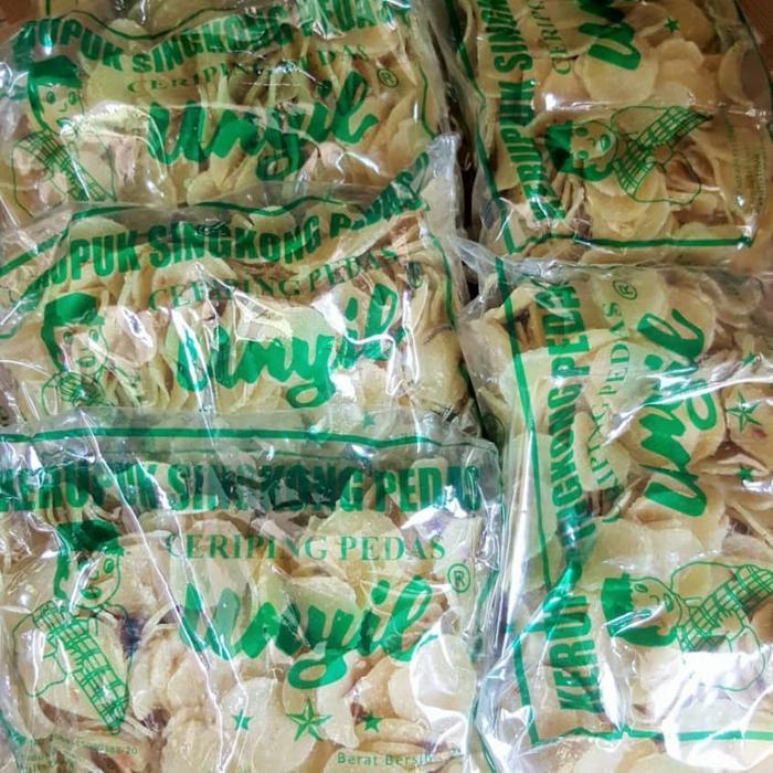 New Kerupuk Ceriping Singkong Krupuk Unyil Pedas Mentah Gurih Termurah