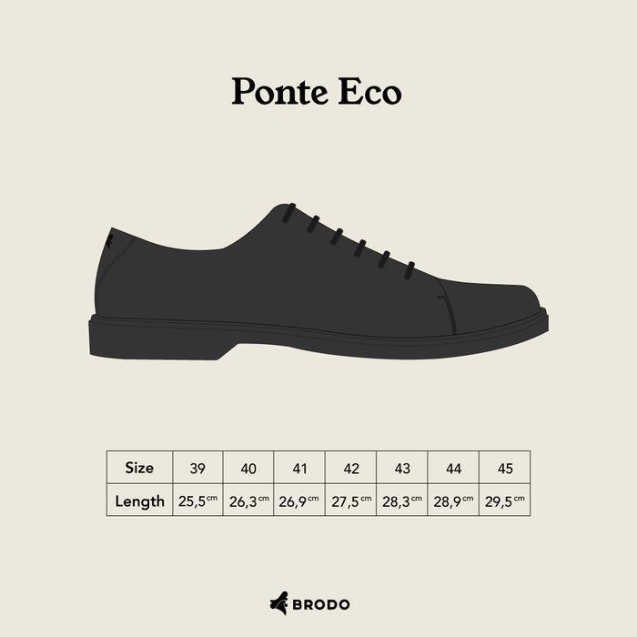 d1nv- Brodo - Sepatu Ponte Eco Dark Choco