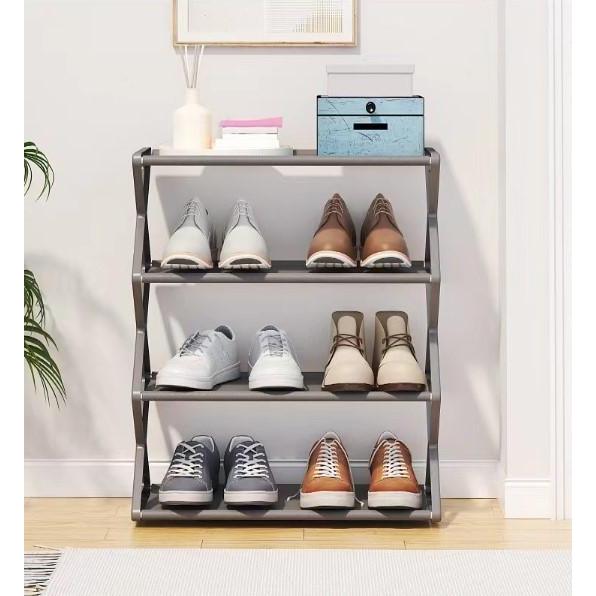 Ikea Home - Rak Sepatu Susun Rangka Besi Tempat Sepatu Portable Dan Sandal Serbaguna Awet Kokoh -