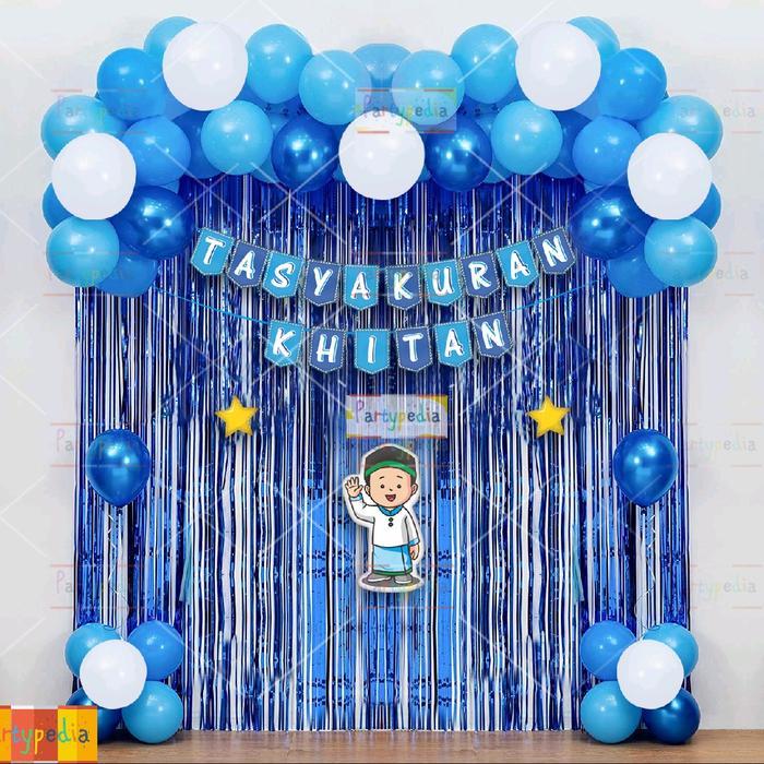 Paket Dekorasi Tasyakuran Khitan Free Nama