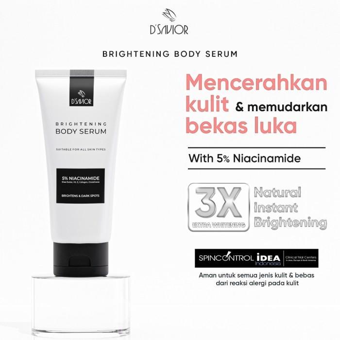 75r2- D'Savior Dsavior D Savior Body Whitening Serum Pencerah Tubuh