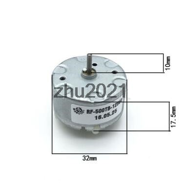 Rf-500Tb-12560 3V-12V Round Shape Micro Vibration Motor For Massager