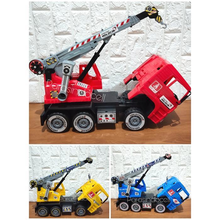 Ready Mainan Anak Truk Crane / Truk Konstruksi
