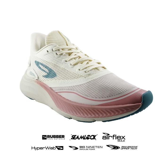 swte- Sepatu 910 Nineten Sakura - Putih/Pink (Running Women)