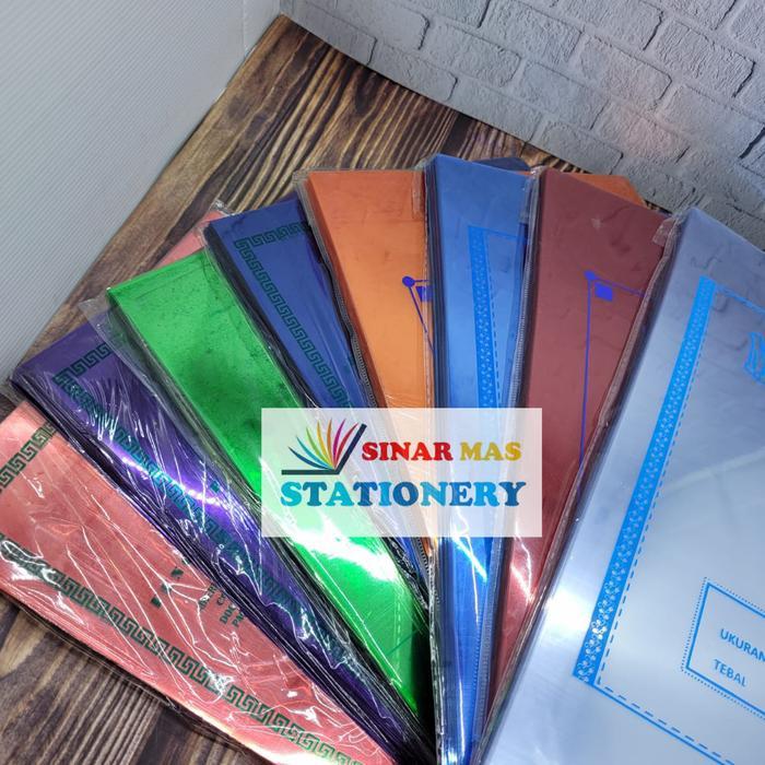 Lansungkirim- Plastik Jilid Mika Film 0.10 Mm Mica Warna Folio F4 King Aks Aquarius