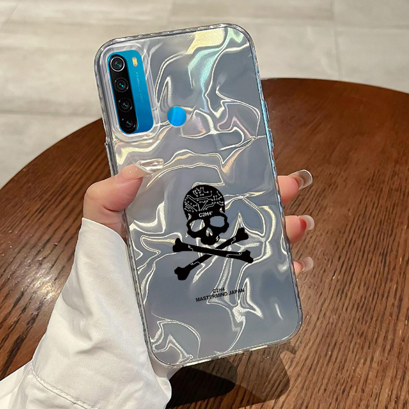 Casing Hp Xiaomi Redmi Note 8 Redmi Note 8T Redmi Note 8 Pro Case Casing Pola tengkorak HP Kasing Ka