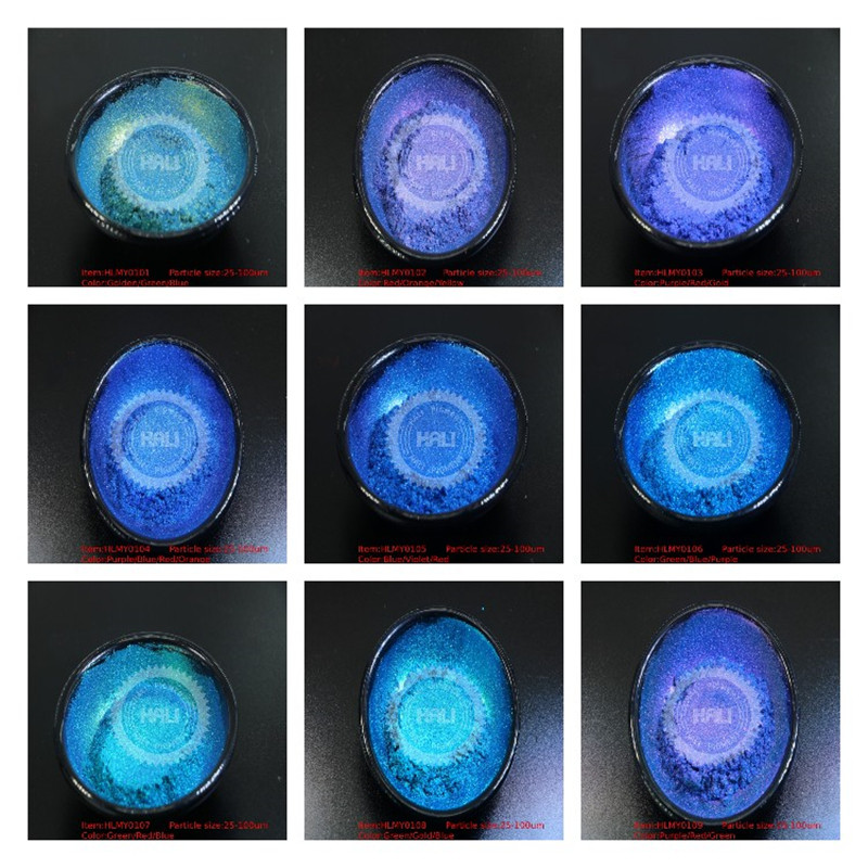 Chameleon Pigment Powder Color Shift Pigment Color Changing Pigment Item:3815 Color:Red/Purple/Blue 