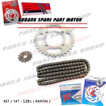 Murah Gear Gir Set Depan Belakang Rantai Suzuki Rgr150 Rgr-150 Terlaris