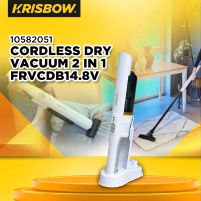 krisbow cordless dry vacuum vacum cleaner krisbow recharge 2 in 1