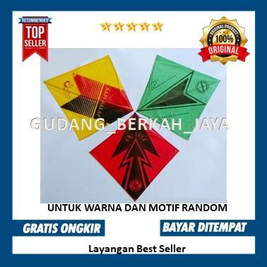 Layangan Sablon aduan /layang-layang Mainan Tradisional - Motif Random