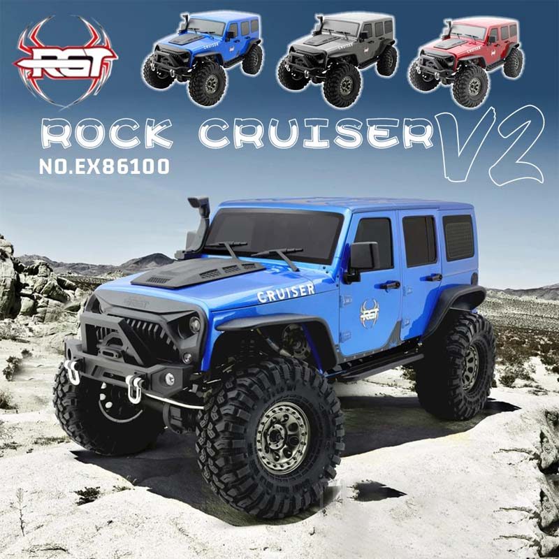 Rgt Rock Cruiser Ex86100 V2 2.4Ghz 4Wd Rtr With Battery 1/10 Rc Electric Remote Control Model Car