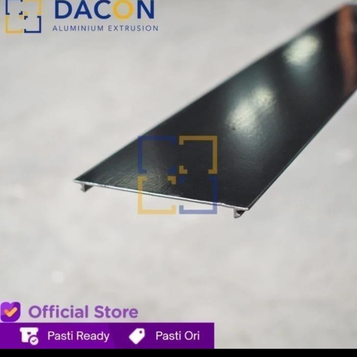 Aluminium kusen tutup rata 3 inch / tutup rata 3 inch section 0411