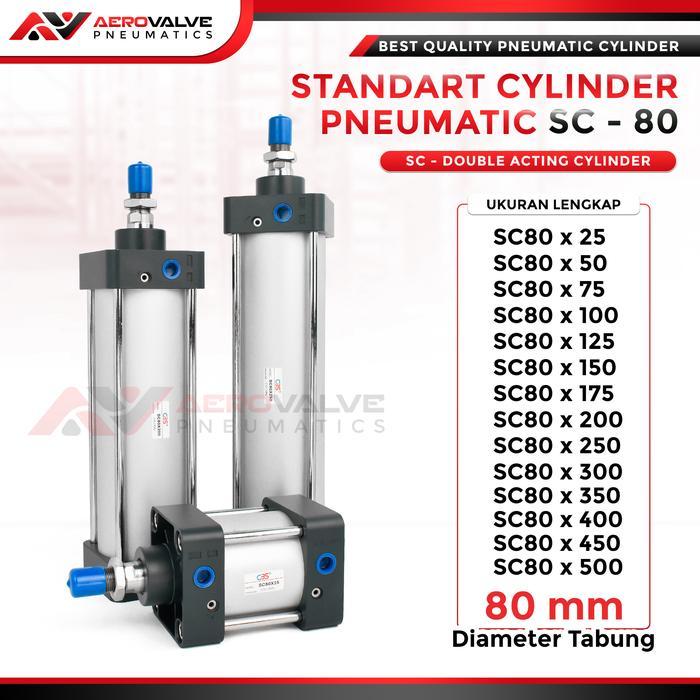 _mkmahadira - Cylinder Pneumatic SC8 Pneumatik Standard SC8 Air Silinder