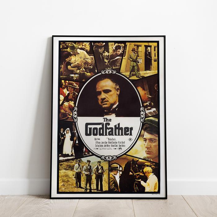 Poster Film The Godfather Frame Blok