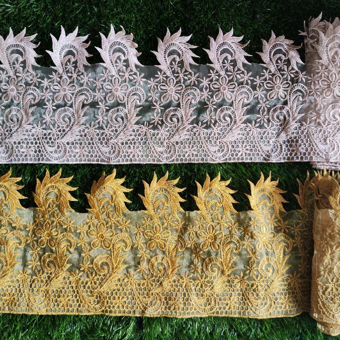 jq41- Renda Bordir Baru Lebar 20Cm