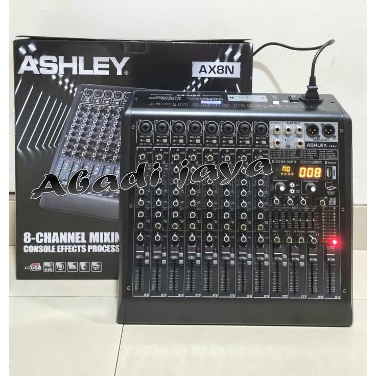 Tntgmusic- Mixer Audio Ashley Ax8N 8 Channel Original Product Ashley