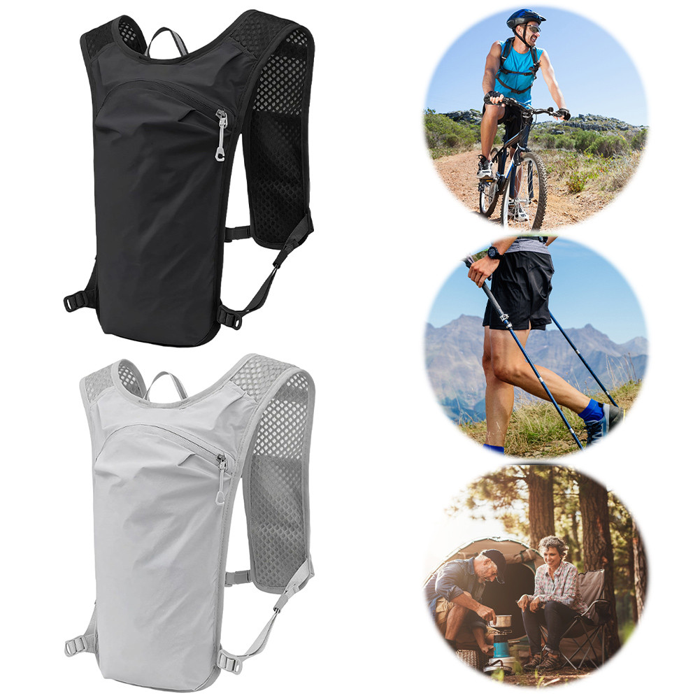 Women Men Running Hydration Vest Lightweight Trail Running Backpack Camping Hydration Bladder Bag