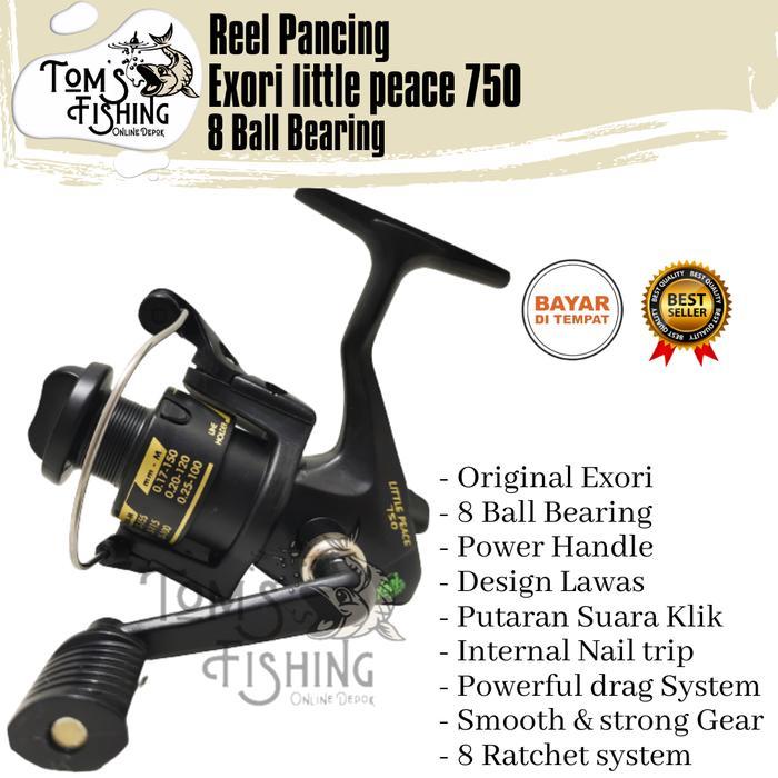 wkgw- Reel Pancing Exori Little Peace 750 / 850 Power Handle (8 Bearing) Murah Original -