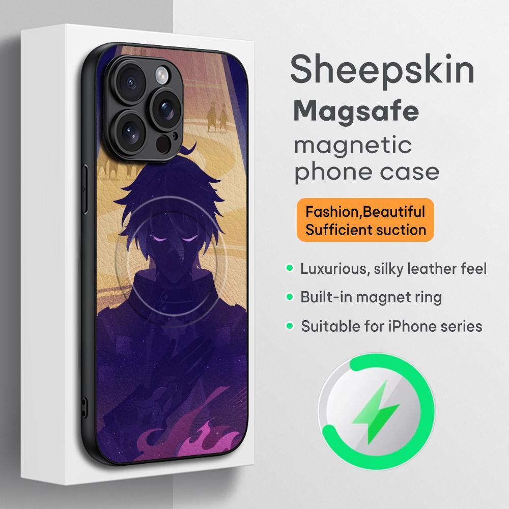 Flins Genshin Impact Game Phone Case For iPhone 17 16 15 14 13 12 11 Plus Pro Max High-end Luxury