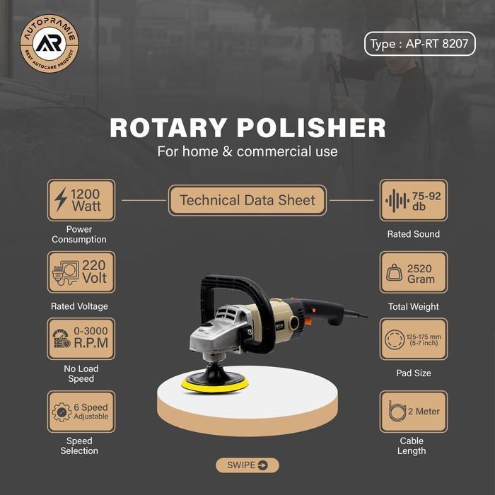 Menarik Mesin Poles Rotary / Polisher Rotary Autopramie / Mesin Poles Mobil Terlariss 