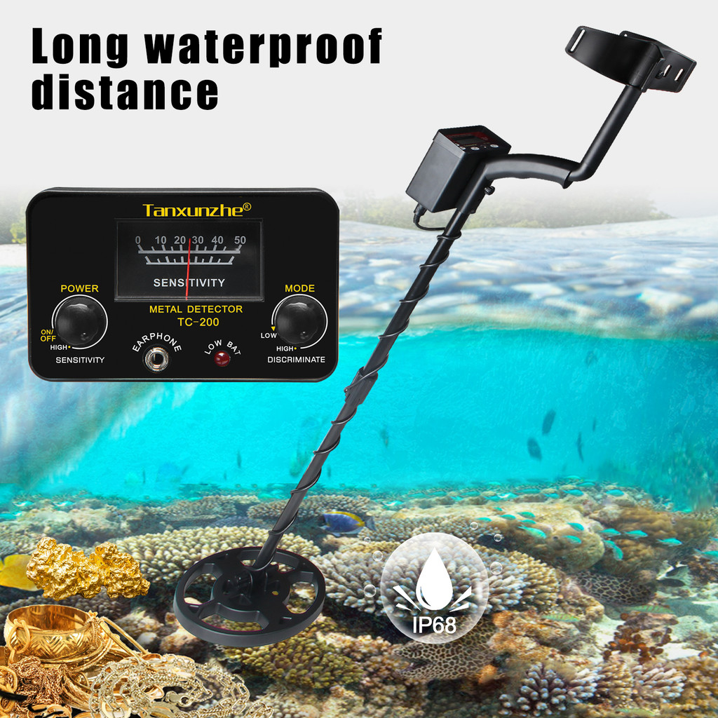 Metal Detector Underground Depth Detector Adjustable Tracker Metal Detector Treasure Hunter Gold