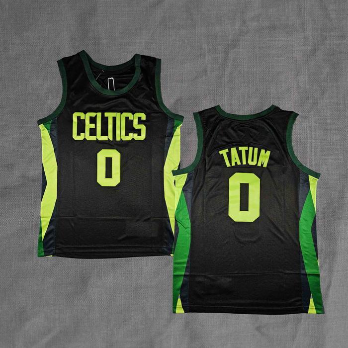 BORDIR Jersey Tatum #0 Celtics City '25 Baju Basket