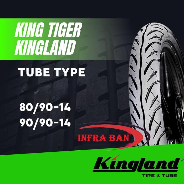 Ban Matic Kingland 80/90 90/90 Ring 14 Non Tubles
