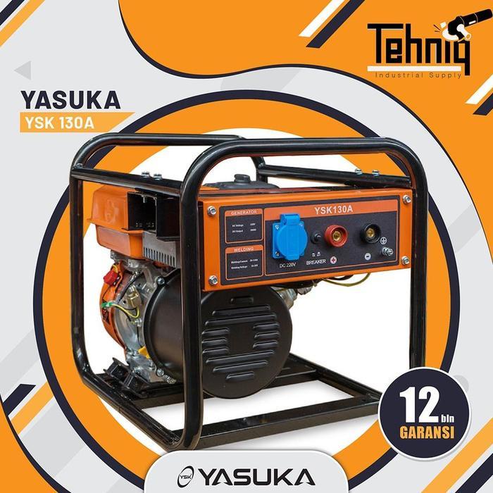 Genset Listrik YASUKA Generator YSK 130A (Genset + Las) Generator Las