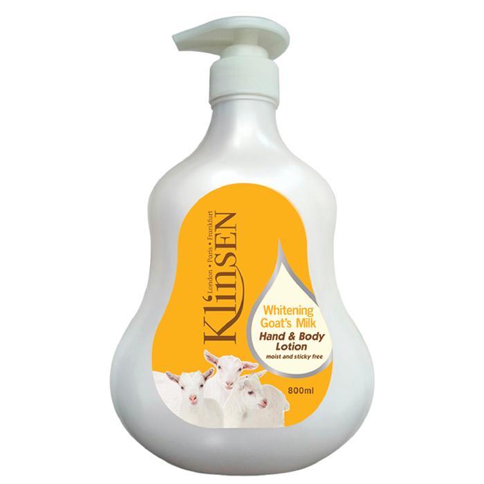 75r2- Hand Body Lotion Klinsen Whitening Goat'S Milk 800 Ml