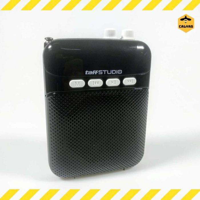 Dunia Elektronic - Speaker Megaphone Portable Pinggang Microphone Bluetooth Wireless