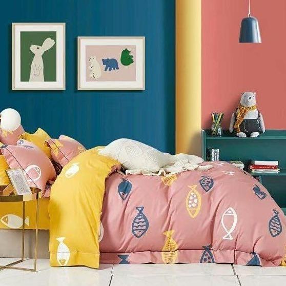 Bahan Kain Katun Jepang Meteran Sprei Bedcover Katun Jepang