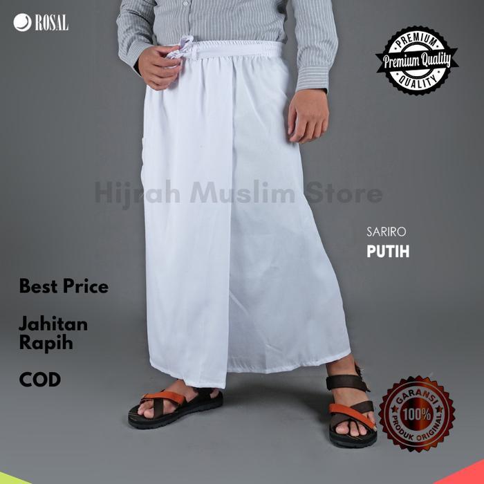 Sarung Celana Instan ROSAL Dewasa Polos Original Jumbo Pria Premium Bahan Katun Madinah Polos Warna