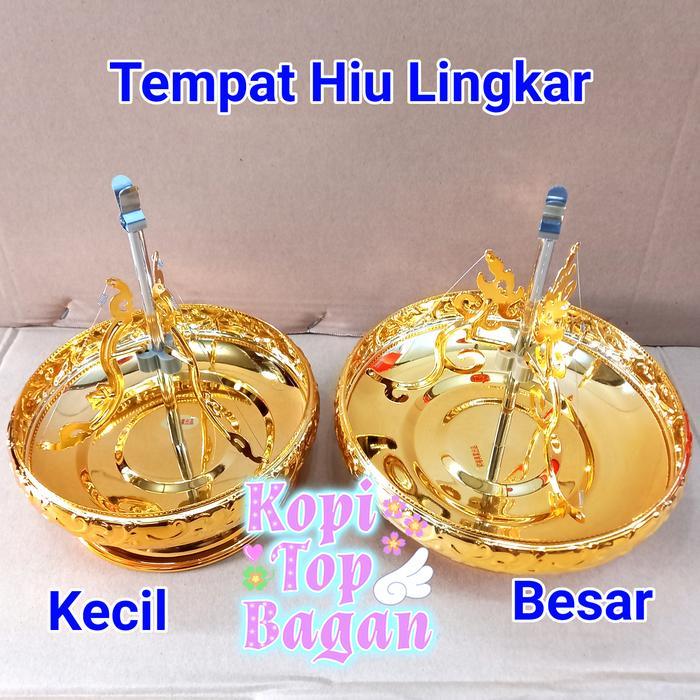 Melayani Faktur Pajak Tempat Hiu Lingkar ( Dupa Melingkar ) Besi Krum Emas Kecil Dan Besar