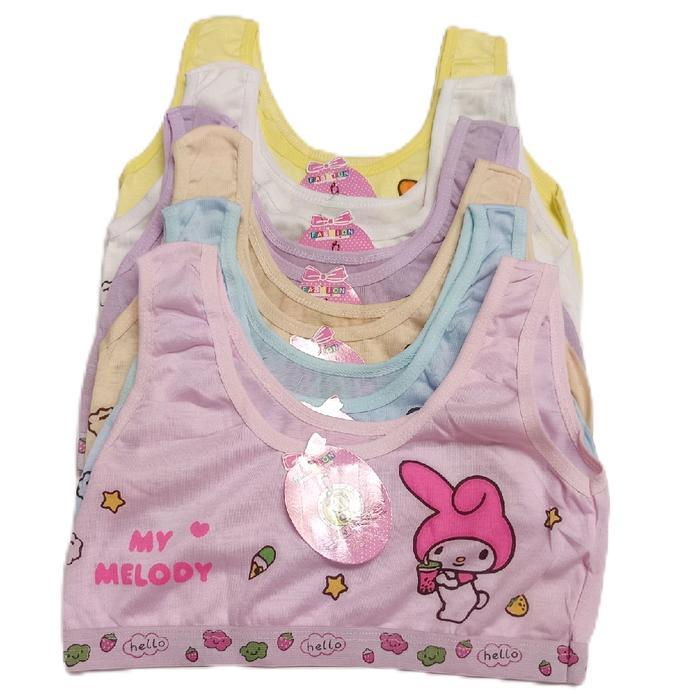 (NYAMAN) MMN MINISET ANAK PEREMPUAN SD SMP TANPA BUSA TANPA CUP BRA BH ANAK WANITA BAHAN LEMBUT