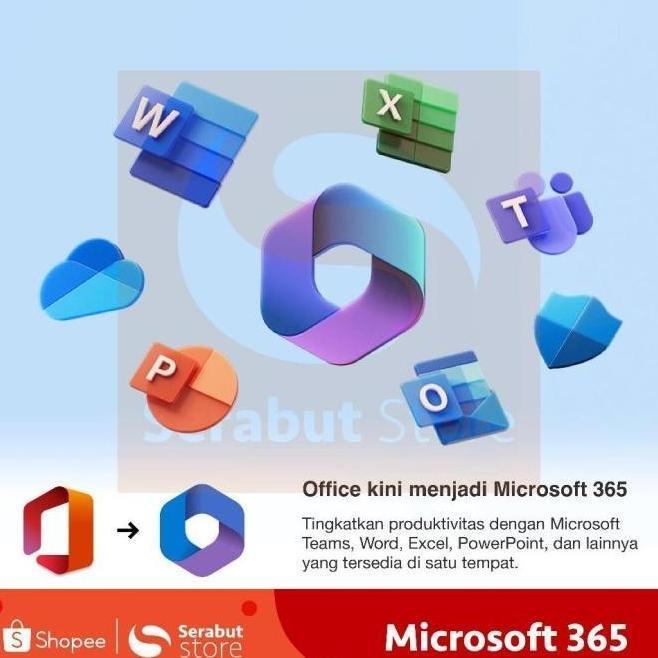 original lisensi Microsoft 365 - 1 Year