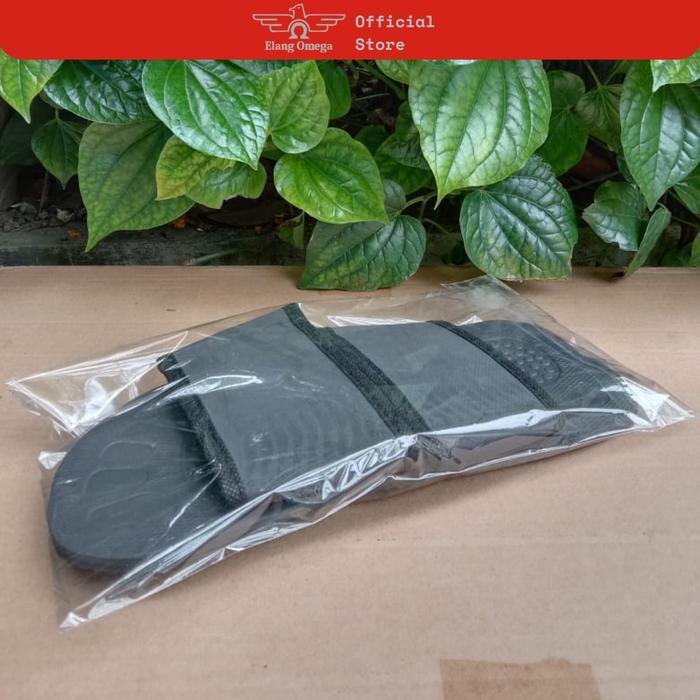 [10 Pcs] Sandal Hotel / Sandal Rumahan / Sandal Spon 8Mm Hitam + Plastik Opp