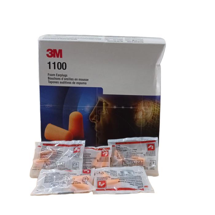 3M - Ear Plug type 1100 Penutup Telinga Foam