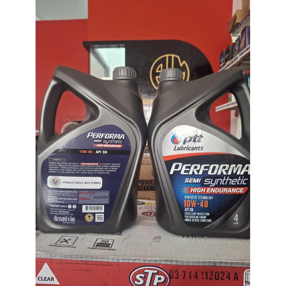 Oli Ptt 10w-40 Perfoma High Endurance 4 liter