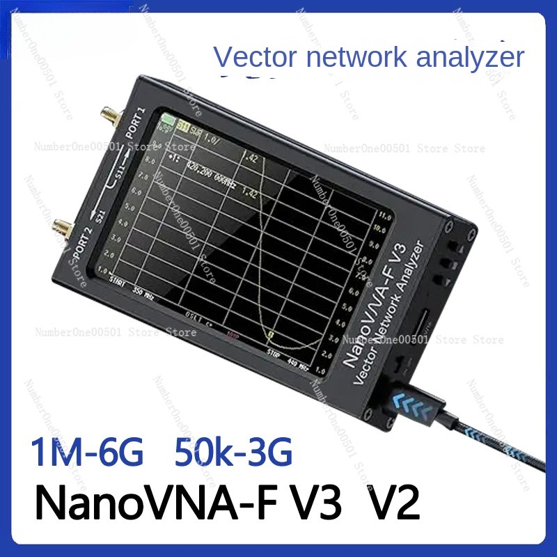 Nanovna-F V3 V2 1M-6G Vector Network Analyzer 50K-3G Vhf Uhf Shf Talent
